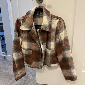 Never worn, Brown Shacket